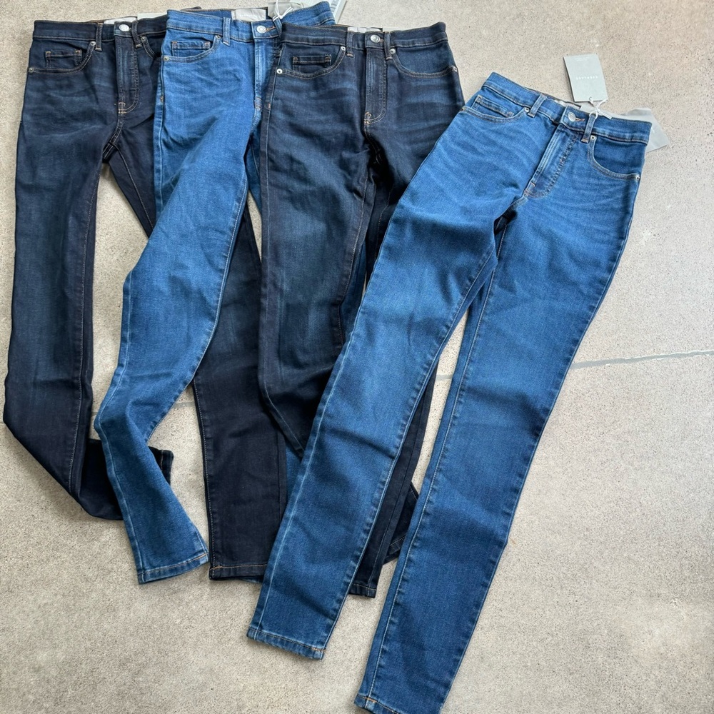 EVERLANE BUNDLE OF 4!!! NWT High Rise size 23T priced for resale